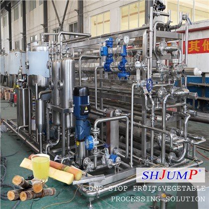 Verarbeitungslinie für Zuckerrohrsaft